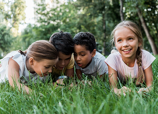 ontdekken lachen bewegen creatief-zijn Kind in Balance