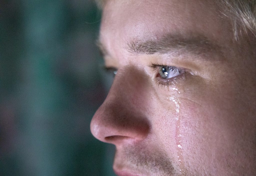 a Highly emotional man.